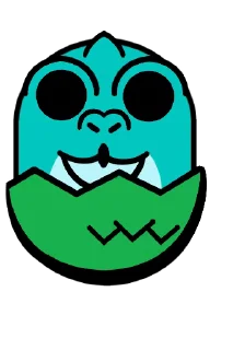 😰 emoji Godzilla Egg @BrawlStarsStik Telegram sticker 8 of 9
