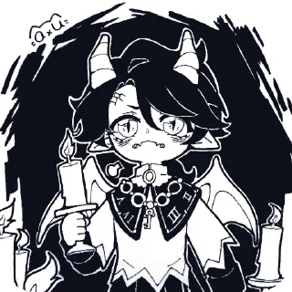 🕯 emoji Sinful Call ~ Watchman Telegram sticker 15 of 105