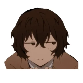 😏 emoji Дадзай Осаму @stickerss21 Telegram sticker 5 of 68