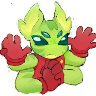🍃 emoji 🍃 𔖰 ɢɴᴀʀᴘʏ ꒰2ɴᴅ ᴘᴀʀᴛ꒱ Telegram sticker 23 of 119