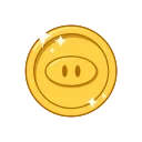 🪙 emoji Все стикеры в @Pig_and_friends "AnimatedPigValera" @Mari_Deinos Telegram sticker 11 of 114