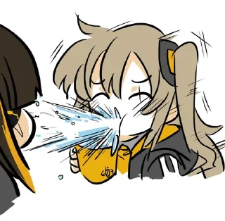 Sticker from Girl's Frontline :: @anime_stickss