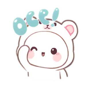 😉 emoji ૮꒰ 𝑠𝑛𝑜𝑤 𝑏𝑒𝑎𝑟 - @wexsavi 💗 ꒱ა Telegram sticker 7 of 24