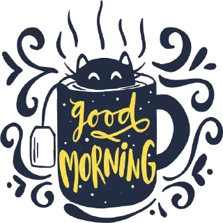 ☕️ emoji Good Morning 5 Telegram sticker 6 of 19
