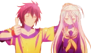 ❤️ emoji No Game No Life @anime_Stickerr Telegram sticker 1 of 23