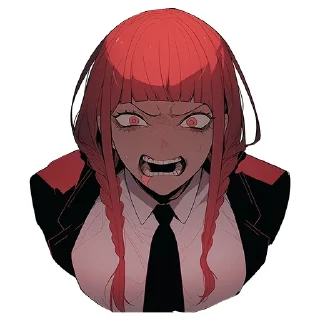 🤬 emoji Chainsaw Man (@aiSTIKER) Telegram sticker 18 of 24