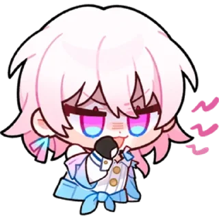 🤭 emoji March 7th Telegram sticker 7 of 17