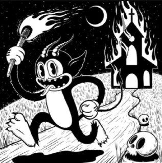 ⛪️ emoji Satanic Slaughter Telegram sticker 18 of 58