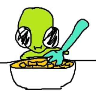 Sticker from Pt 1! Pak by E78. artist- @lilalienz4ever
