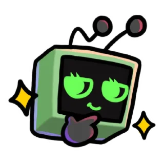 😏 emoji Dandy's World In-game Stickers Telegram sticker 8 of 43
