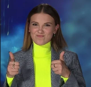 👍 emoji Millie Bobby Brown Telegram sticker 17 of 60