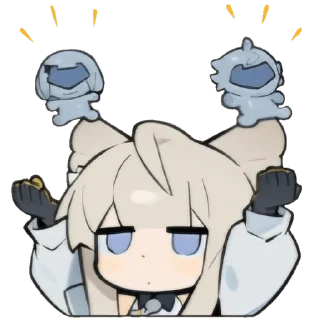 🤷 emoji Arknights Endfield Stickers Telegram sticker 12 of 70