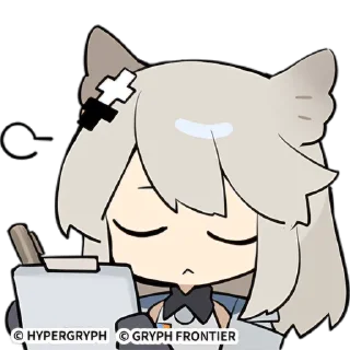 😒 emoji Arknights Endfield Stickers Telegram sticker 8 of 70