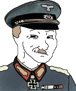 🙂 emoji Right Wojak Telegram sticker 6 of 15