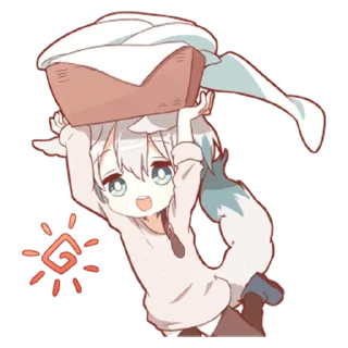 🧺 emoji Зайчик-кун @tg_sticks Telegram sticker 16 of 36