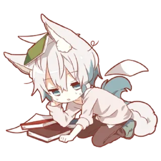 😑 emoji Зайчик-кун @tg_sticks Telegram sticker 22 of 36