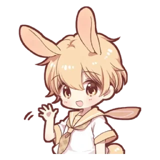 🌟 emoji Милый зайчик - @tg_sticks Telegram sticker 24 of 26