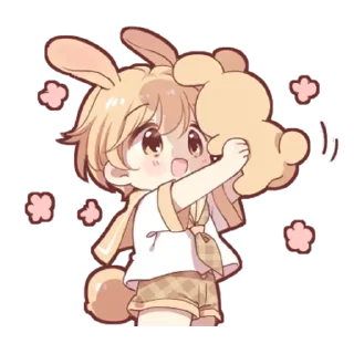 🌟 emoji Милый зайчик - @tg_sticks Telegram sticker 9 of 26