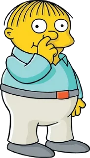 😅 emoji The Simpsons (@dailystkrbot) Telegram sticker 13 of 50
