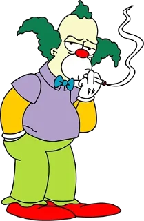 😞 emoji The Simpsons (@dailystkrbot) Telegram sticker 23 of 50