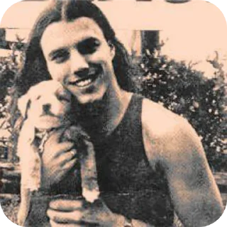 🐶 emoji Chuck Schuldiner by @SisterMisery Telegram sticker 11 of 49