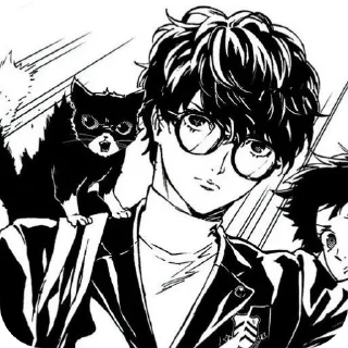 👍 emoji joker persona 5 (🇺🇦) @aestcemtr Telegram sticker 24 of 120