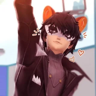 😺 emoji persona 5 Telegram sticker 13 of 58