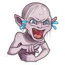 Sticker from Gollum
