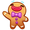 👋 emoji Gingerbread Emoji @xkysluv Telegram sticker 21 of 40