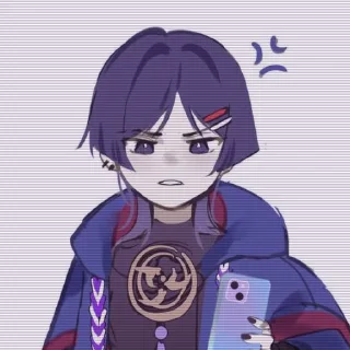 💫 emoji `Скарамучча | @genshinbyevico Telegram sticker 2 of 56