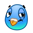 😏 emoji Pigeon Emoji @TgSticker Telegram sticker 13 of 40