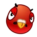 😡 emoji Pigeon Emoji @TgSticker Telegram sticker 17 of 40