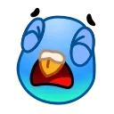 😩 emoji Pigeon Emoji @TgSticker Telegram sticker 15 of 40