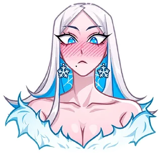 🥺 emoji Снежная Карина • @TgSticker Telegram sticker 22 of 49