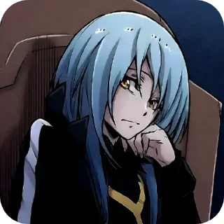 💋 emoji Римуру Темпест Telegram sticker 23 of 25