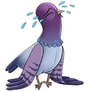 😭 emoji Голубь Telegram sticker 18 of 26