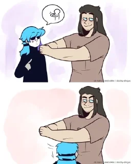 🫂 emoji Салли Фейс мемасы Telegram sticker 3 of 74