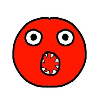 😡 emoji минимализм Telegram sticker 5 of 12