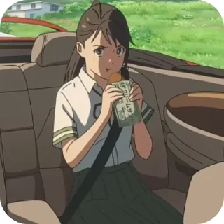 👍 emoji Suzume / Your Name  @TiPolitisVANANAS Telegram sticker 24 of 79