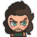 🤨 emoji @TVstickers MarvelDCcomics Telegram sticker 24 of 119