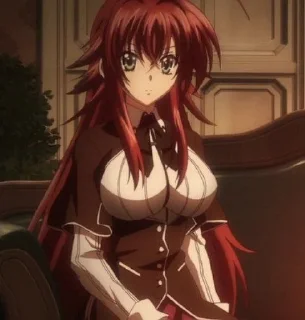 🌟 emoji Rias gremory ❤ Telegram sticker 11 of 70
