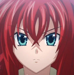 🤍 emoji Rias gremory ❤ Telegram sticker 16 of 70