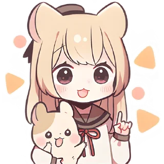 ☝️ emoji Хомячка @Nyasticks Telegram sticker 9 of 41