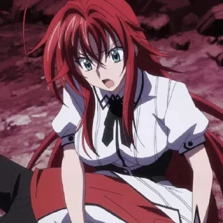 💕 emoji Rias gremory ❤ Telegram sticker 10 of 70