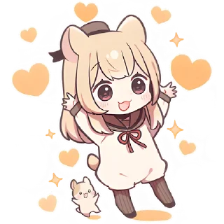 🥳 emoji Хомячка @Nyasticks Telegram sticker 22 of 41