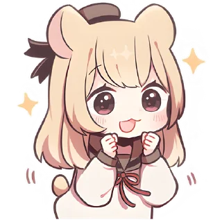 🥳 emoji Хомячка @Nyasticks Telegram sticker 8 of 41