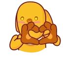 ❤️ emoji Teddy Doge Telegram sticker 14 of 20