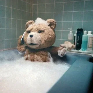 🛁 emoji Teddy Telegram sticker 10 of 47