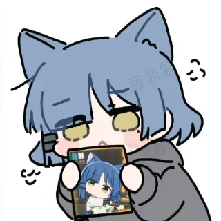 Sticker from fumo