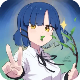 👍 emoji fumo Telegram sticker 21 of 70